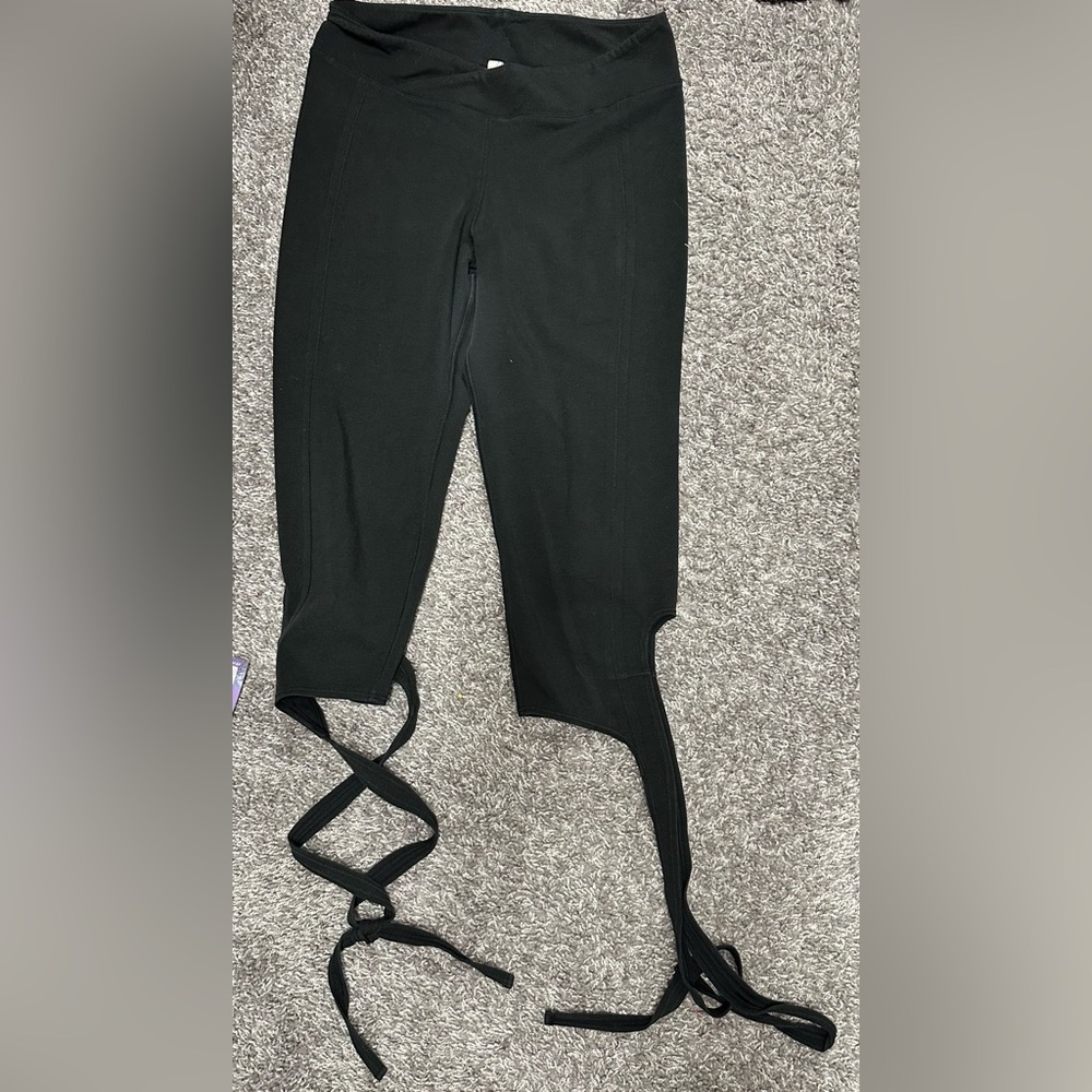 Free people movement wrapped yoga leggings